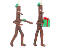 Load image into Gallery viewer, Stickman Resin Hanging Decoration 9 cm- choice of 2 - Gisela Graham
