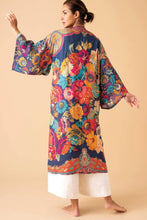 Load image into Gallery viewer, Powder Design Vintage Floral Ink Kimono Gown
