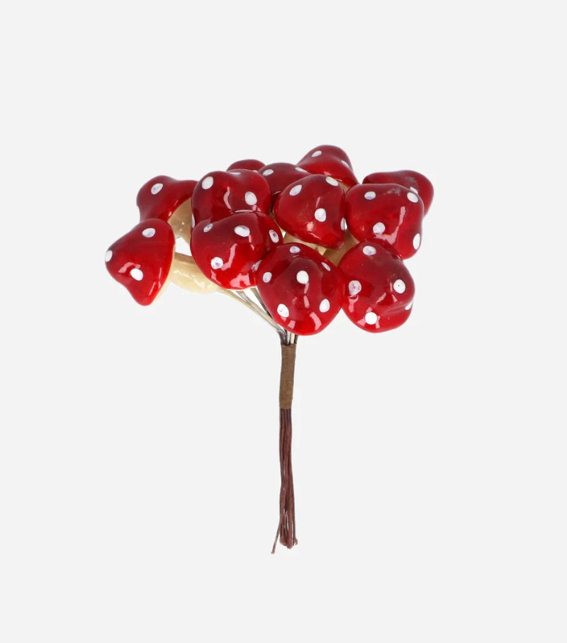 Gisela Graham Bunch of 12 Toadstool Picks