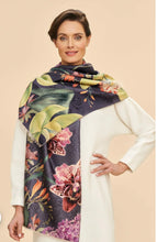 Load image into Gallery viewer, Powder Design Lux Scarf in Exotic Floral Ink Design
