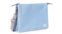 Load image into Gallery viewer, Roka Crossbody Carnaby XL Retro Blue Recycled Canva
