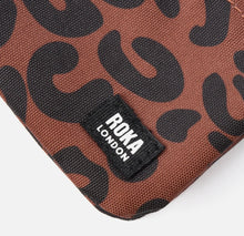 Load image into Gallery viewer, Roka Carnaby Small Recycled Canvas Wallet - Scarlet Leopard - NEW A/W 2025
