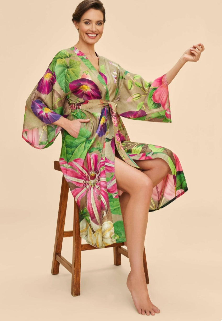 Powder Design Bold Botanicals Kimono Gown