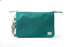 Load image into Gallery viewer, Roka Crossbody Carnaby XL Teal Recycled Canvas
