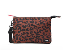 Load image into Gallery viewer, Roka Crossbody Carnaby XL Scarlet Leopard Recycled Canvas - NEW AW 2025
