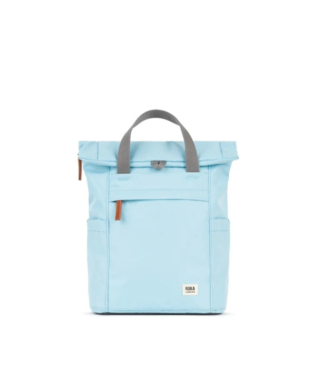 Roka Finchley B Sustainable Canvas Medium Backpack Ice