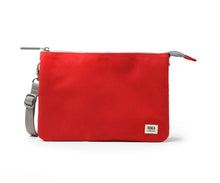 Load image into Gallery viewer, Roka Crossbody Carnaby XL Mars Red Recycled Canvas
