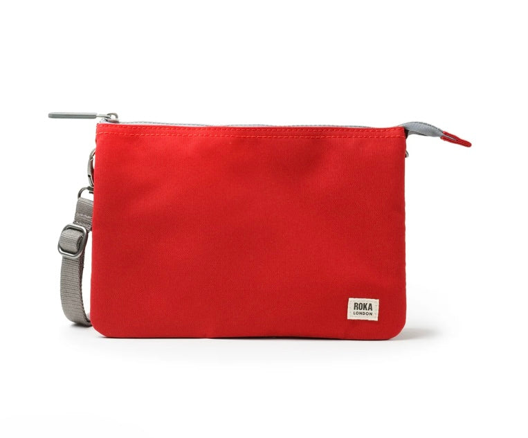 Roka Crossbody Carnaby XL Mars Red Recycled Canvas