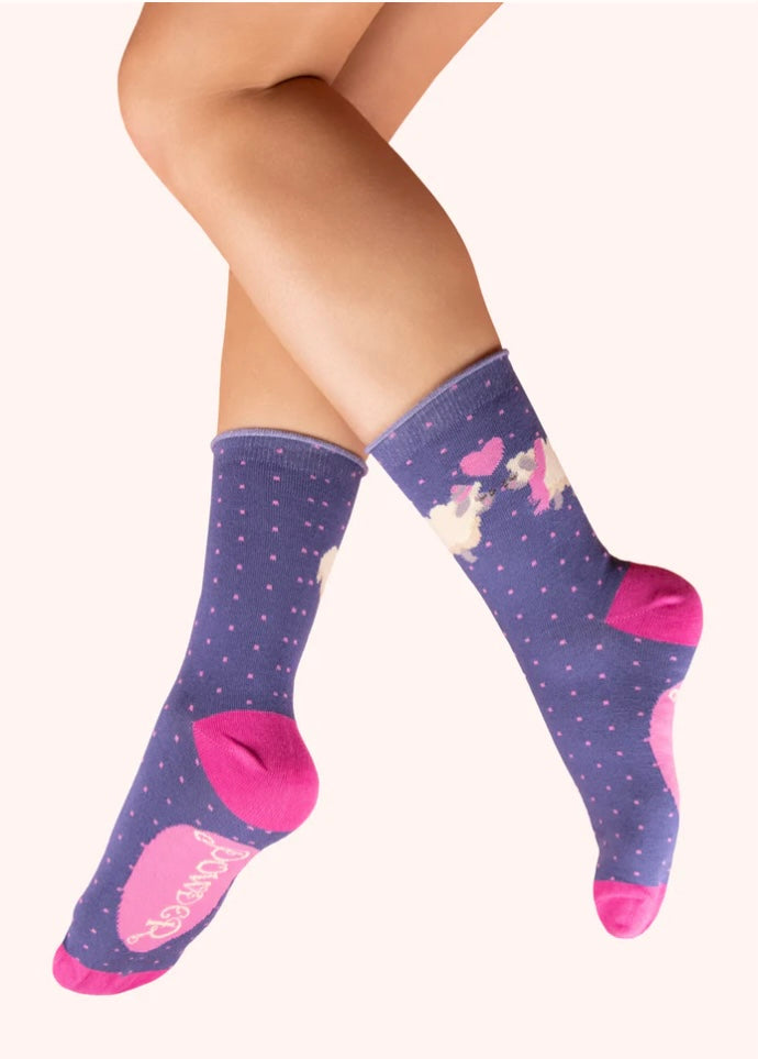 Powder Design Lovely Sheep Bamboo Ankle Socks