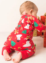 Load image into Gallery viewer, Blade and Rose Snowman Zip Up Romper
