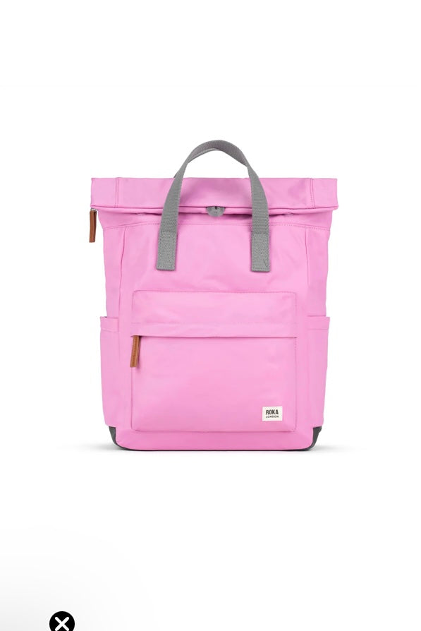 Roka Canfield Sustainable Nylon Small Orchid Backpack