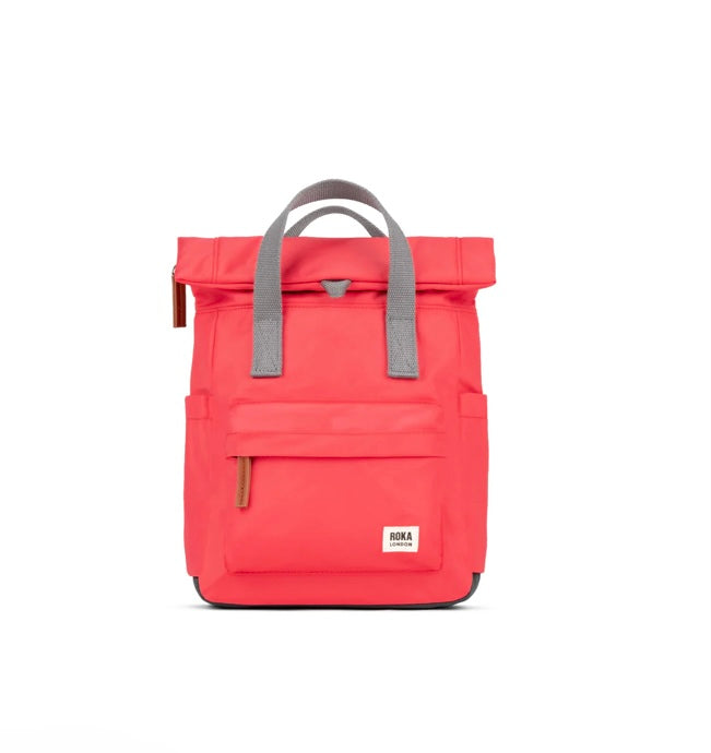 Roka Canfield Sustainable Nylon Small Poppy Backpack