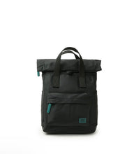 Load image into Gallery viewer, Roka Canfield B All Black Teal Recycled Nylon Small
