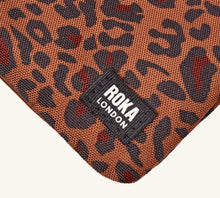 Load image into Gallery viewer, Roka Carnaby Wallet Mini Leopard Recycled Canvas
