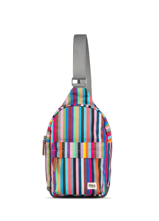 Roka Willesden B Recycled Canvas Large Multi Stripe