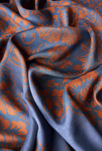 Load image into Gallery viewer, Powder Design Denim Tapestry Kimono Gown
