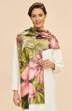 Load image into Gallery viewer, Powder Design Wool Wrap Oversized Botanicals
