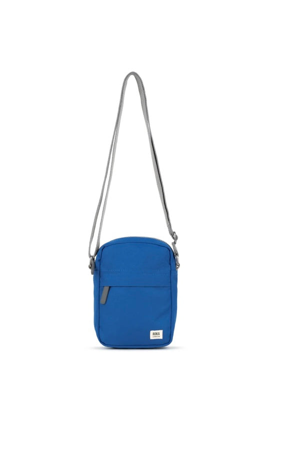 Roka Bond Crossbody Bag Recycled Canvas Galactic Blue