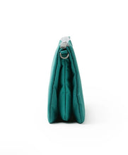Load image into Gallery viewer, Roka Crossbody Carnaby XL Teal Recycled Canvas
