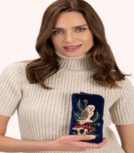 Load image into Gallery viewer, Powder Design Sunglasses Pouch Woodland Owl - Navy
