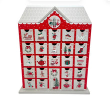 Load image into Gallery viewer, Wooden House Advent Calendar - Holly and Alfie - Gisela Graham
