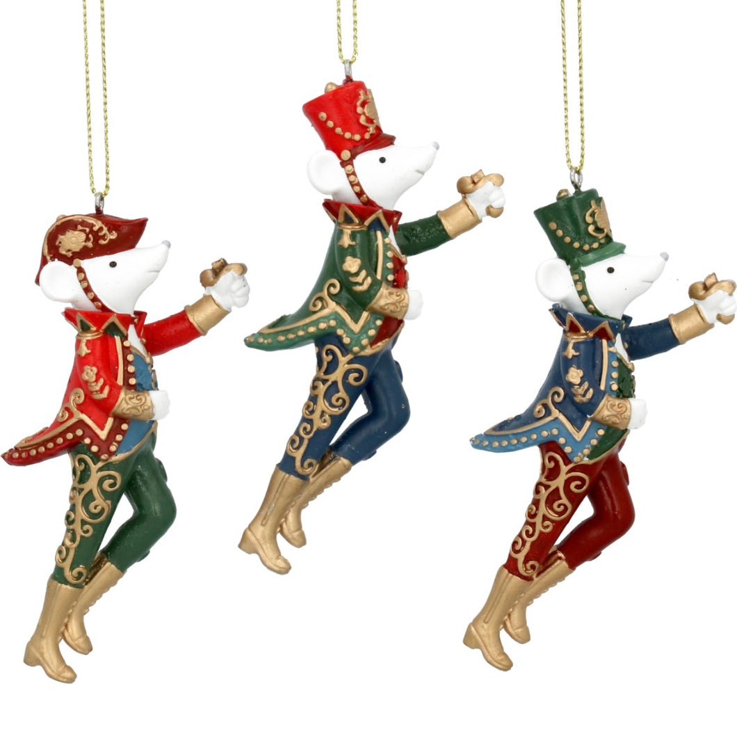 Gisela Graham Christmas Nutcracker Resin Soldier Mice - choice of 3