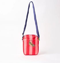 Load image into Gallery viewer, Roka Bond Crossbody Bag Recycled Canvas Circus Print
