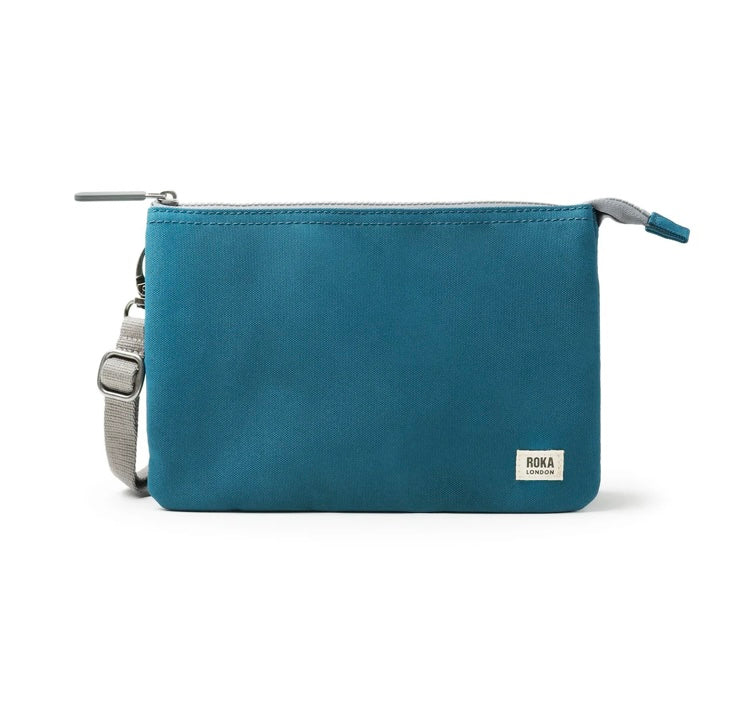 Roka Crossbody Carnaby XL Marine Recycled Canvas
