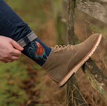 Load image into Gallery viewer, Wrendale Designs Mens Socks “ Colours of the Rainbow “ Cockerel
