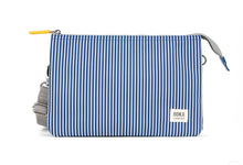 Load image into Gallery viewer, Roka Crossbody Carnaby XL Hickory Stripe Recycled Canvas
