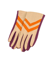 Load image into Gallery viewer, Powder Design Faux Suede Ashley Gloves in Grape/ Mist
