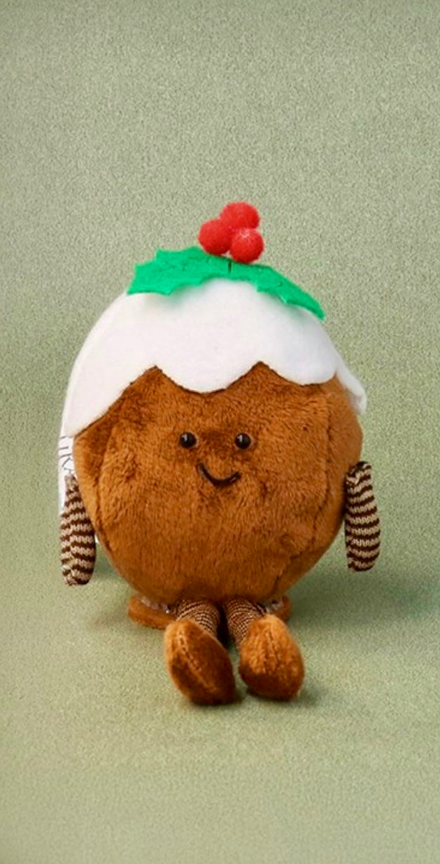 Gisela Graham Fabric Christmas Pudding Sitter