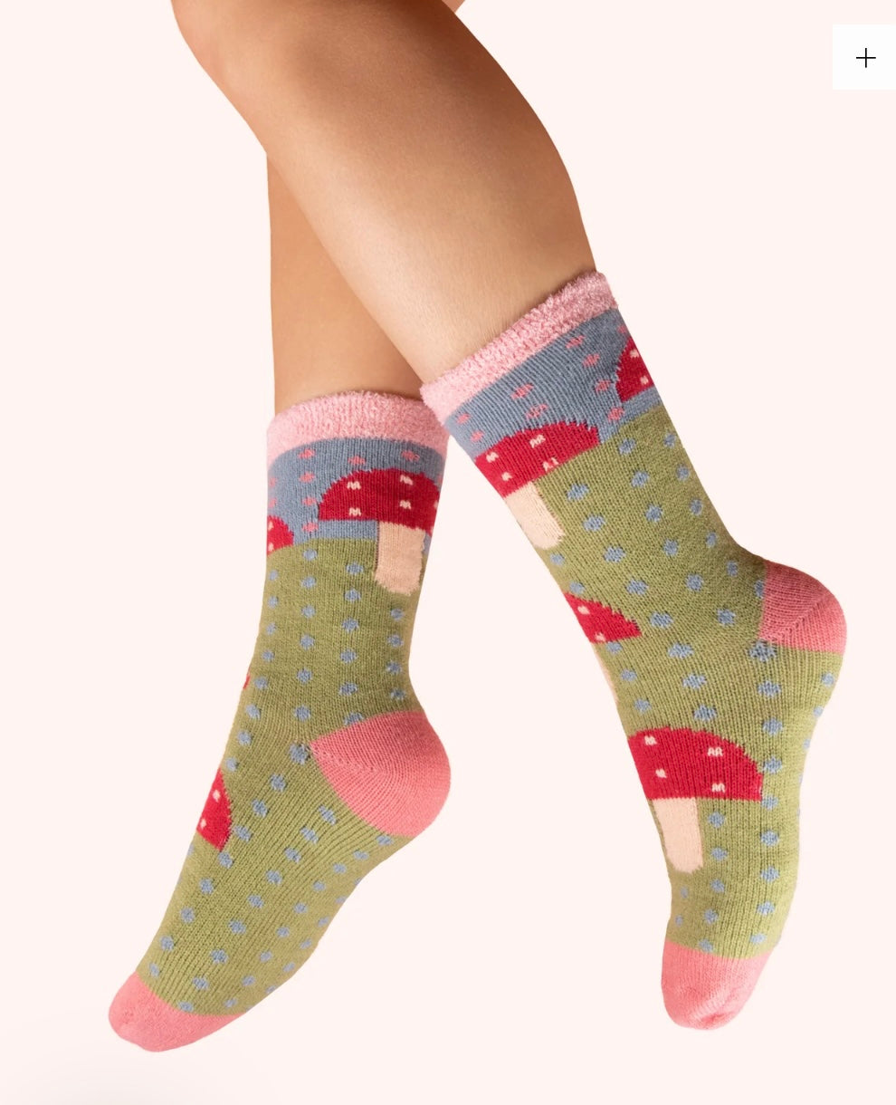 Powder Design Toadstool Cosy Socks