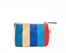Load image into Gallery viewer, Roka Wallet Multi Wide Stripe Recycled Canvas

