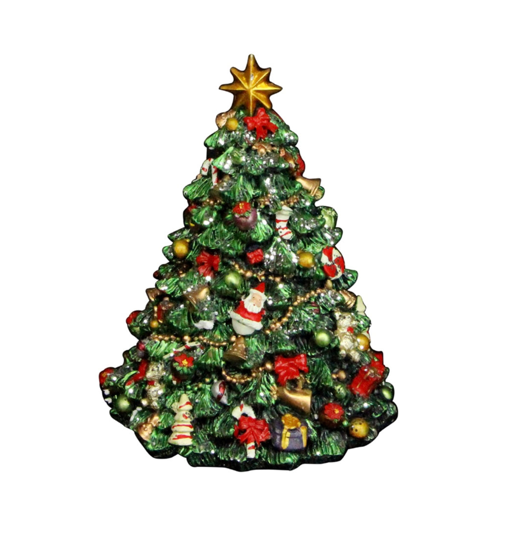 Gisela Graham Revolving Musical Tree Christmas Decoration