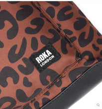 Load image into Gallery viewer, Roka Kennington B Scarlet Leopard Print Kennington Recycled Canvas Bag - NEW A/W 2025
