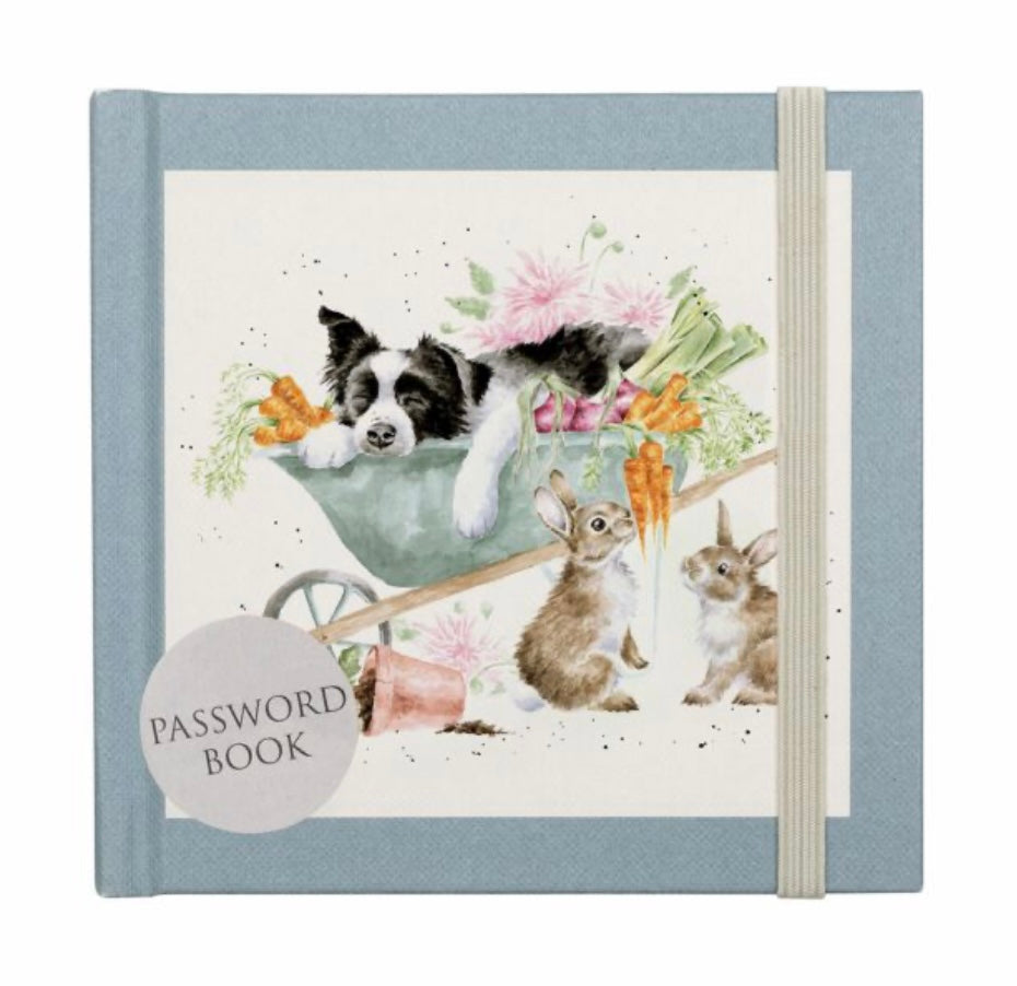 Wrendale Designs Password Book “ Sleeping on the Job “