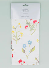 Load image into Gallery viewer, Gisela Graham Cotton Tea Towel in Meadow Print
