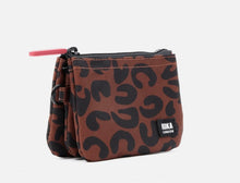Load image into Gallery viewer, Roka Carnaby Small Recycled Canvas Wallet - Scarlet Leopard - NEW A/W 2025
