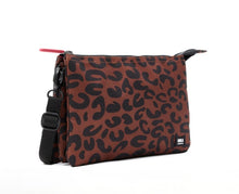 Load image into Gallery viewer, Roka Crossbody Carnaby XL Scarlet Leopard Recycled Canvas - NEW AW 2025
