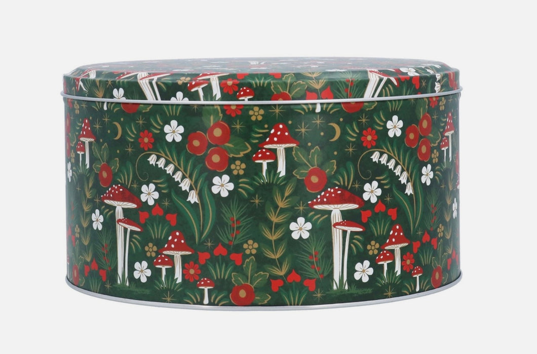 Gisela Graham Christmas Toadstool Cake Tin