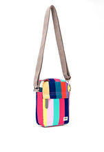 Load image into Gallery viewer, Roka Bond Bag Recycled Canvas Multi Wide Stripe
