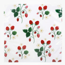 Load image into Gallery viewer, Gisela Graham Pack of 20 Strawberries Paper Napkins
