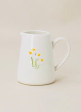 Load image into Gallery viewer, Gisela Graham Daisy Mini Stoneware Jug
