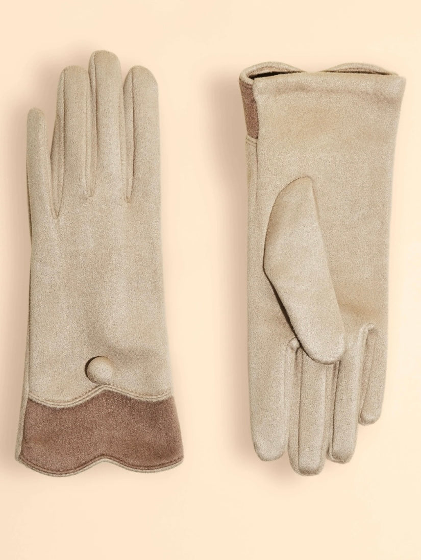 Powder Design Pandora Gloves in Cream