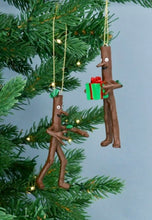 Load image into Gallery viewer, Stickman Resin Hanging Decoration 9 cm- choice of 2 - Gisela Graham
