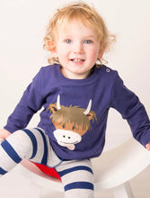 Load image into Gallery viewer, Blade and Rose Hamish Highland Cow Top Age 1-2 Top
