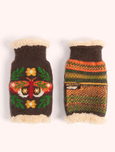 Load image into Gallery viewer, Powder Design Winter Moth Wrist Warmers in Chocolate
