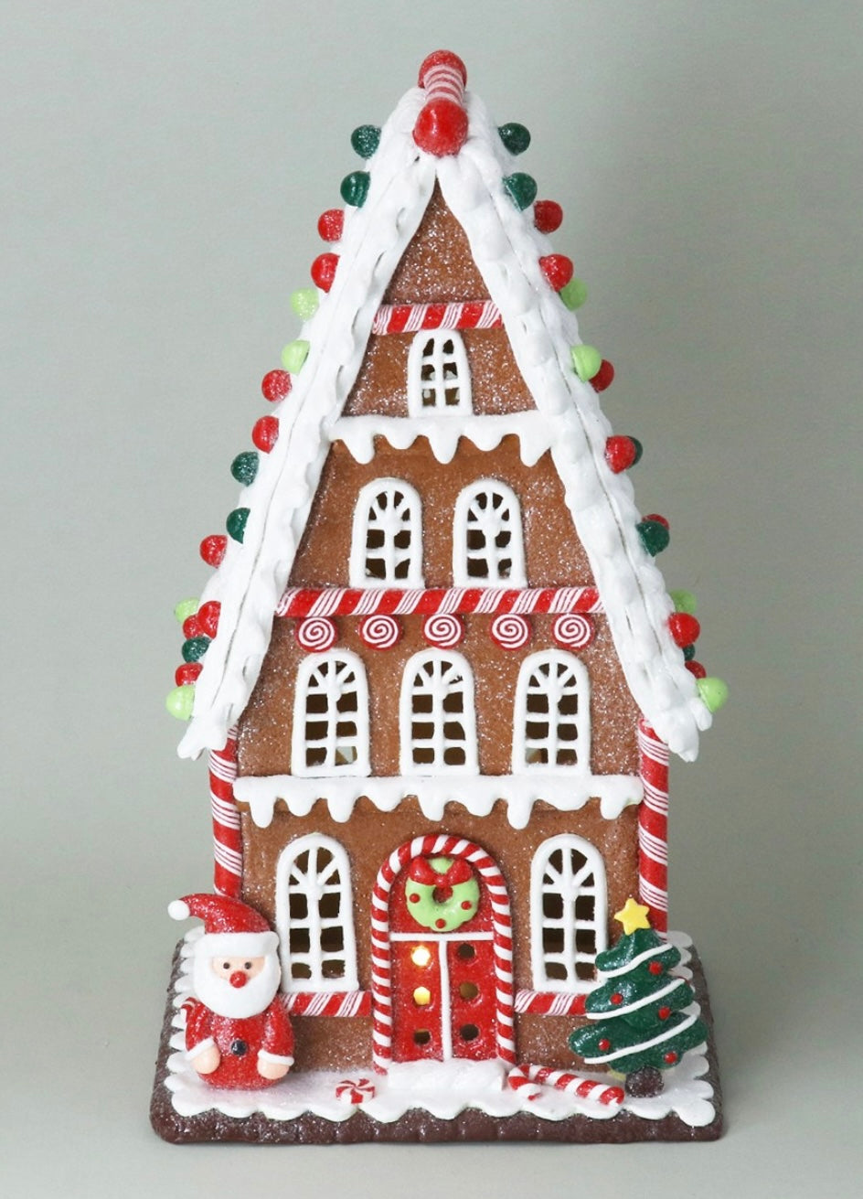 Gisela Graham Light up Four Storey Gingerbread House