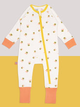 Load image into Gallery viewer, Blade and Rose Zip up Romper in Honey Bee Age 6 - 12 months
